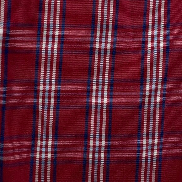 Brooks Brothers Button Up Shirt Men Long Sleeve Cotton Regent Large Red Plaid - Picture 12 of 13